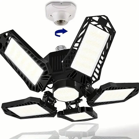Super Bright Garage Lighting LED Shop Light With Adjustable Panels